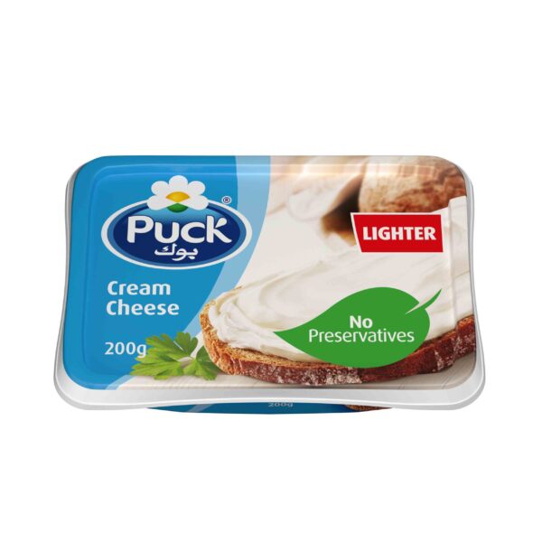 Puck Light Cream Cheese Natural Spread, 200g