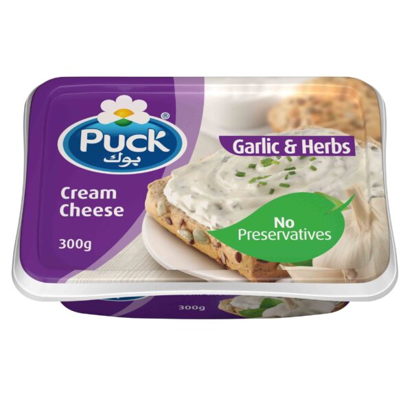 Puck Garlic Herbs Cream Cheese Spread, 300g
