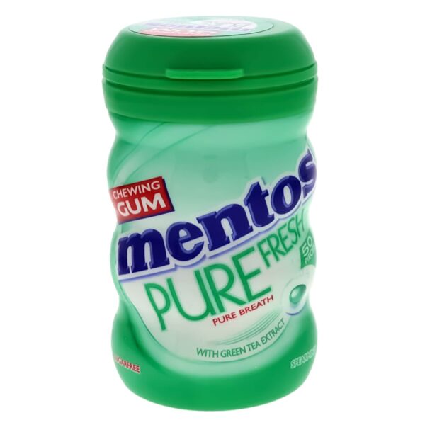 Mentos Pure Fresh Sugar Free Chewing Gum Spearmint Flavour 87.5g