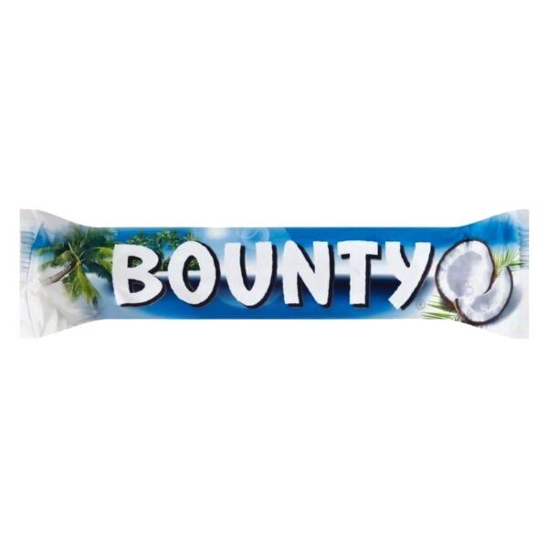 Bounty Milk and Coconut Chocolate, 57g Pack of 15
