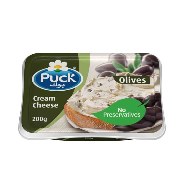 Puck Olives Natural Cream Cheese Spread, 200g