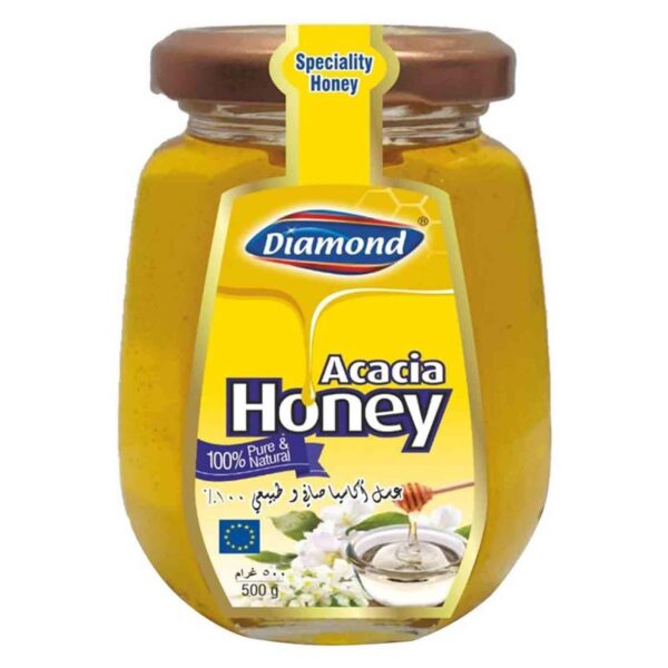 Diamond Acacia Honey Jar 500g