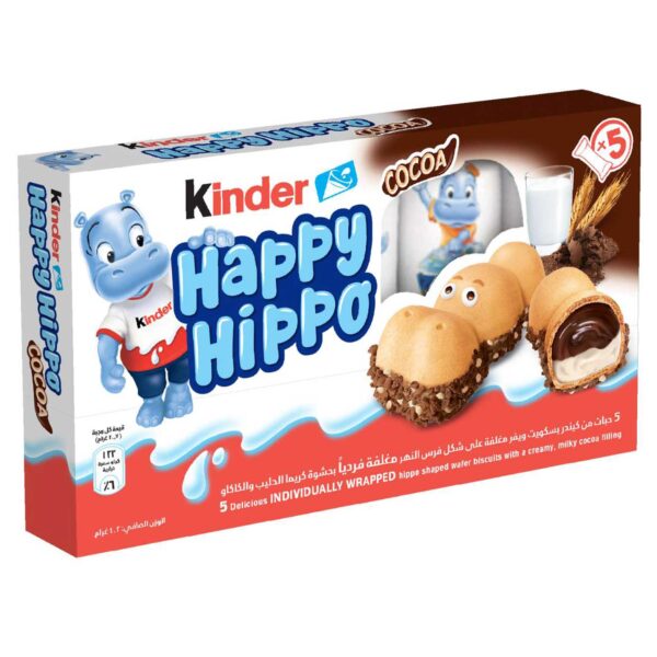 Kinder Happy Hippo Biscuits Pack of 5 103.5g