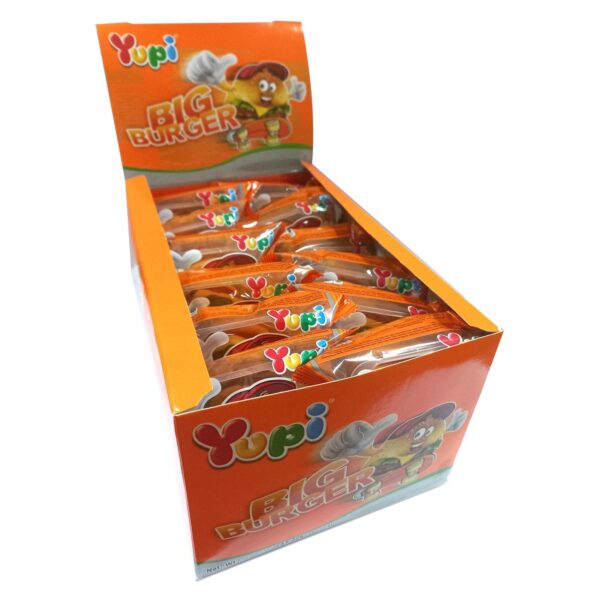 Yupi Big Burger Candy 32g Pack of 24