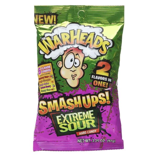 Warheads SmashUps Extreme Sour Hard Candy 92g
