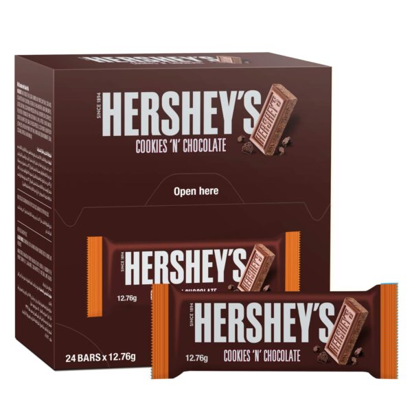 Hershey's Cookies N Chocolate Bars 12.76g Pack of 24