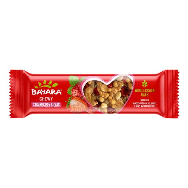 Bayara Chewy Soft Bar Strawberry And Oats 30g