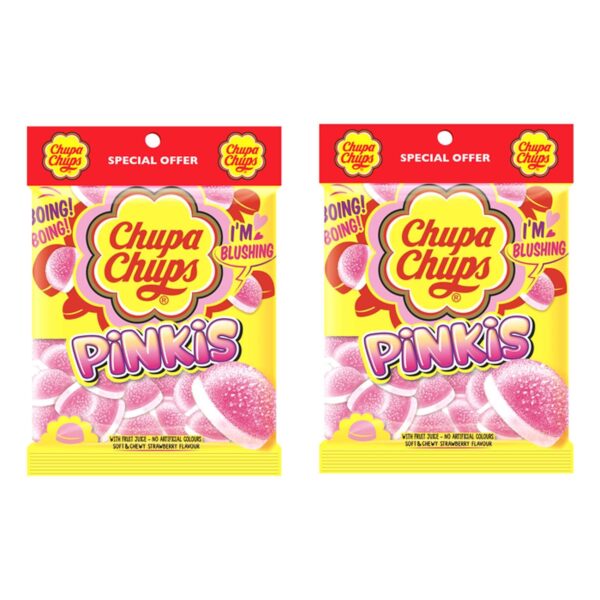 Chupa Chups Pinkis Jellies 160g Pack of 2
