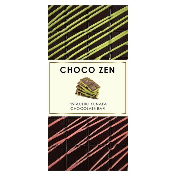 Choco Zen Pistachio Kunafa Chocolate Bar 100g