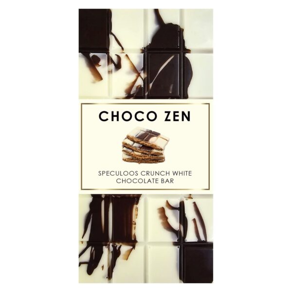 Choco Zen Lotus Speculoos Crunch White Chocolate Bar 120g