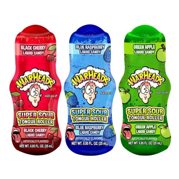 Warheads Super Sour Tongue Roller Liquid Candy 8 Years and above 25ml