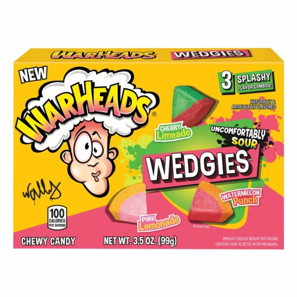 Warheads Wedgies Uncomfortably Sour Chewy Candy 99g