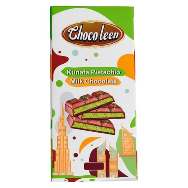 Chocoleen Kunafa Pistachio Milk Chocolate 60g