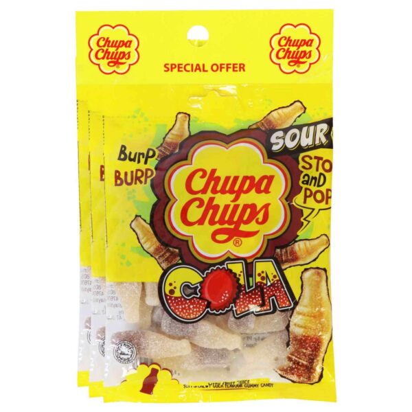 Chupa Chups Cola Jellies Gummy Candy 160g Pack of 3