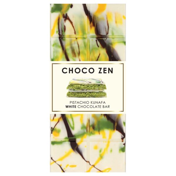 Choco Zen Pistachio Kunafa White Chocolate Bar 190g