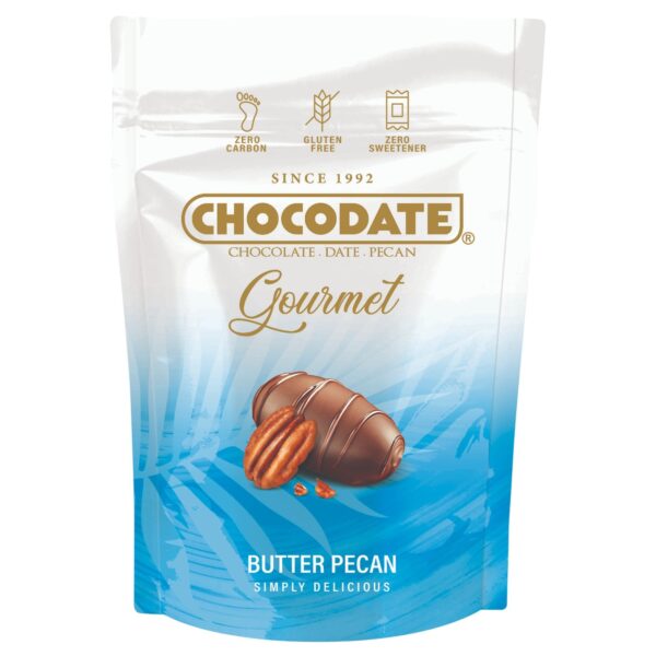 Chocodate Gourmet Chocolate Date with Butter Pecan 150g
