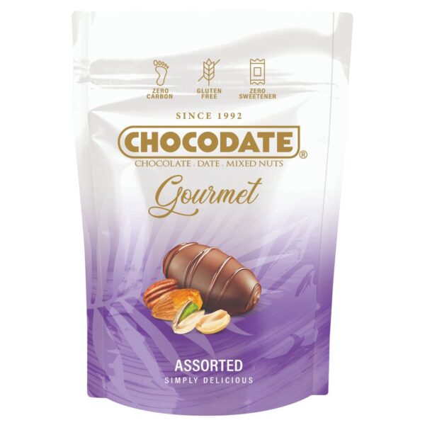 Chocodate Gourmet Chocolate Date with Assorted Nuts 150g