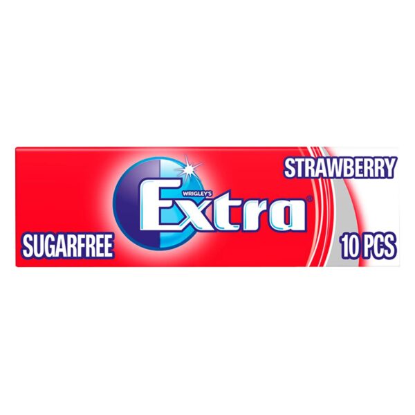 Wrigley's Extra Strawberry Sugarfree Chewing Gum, 14g