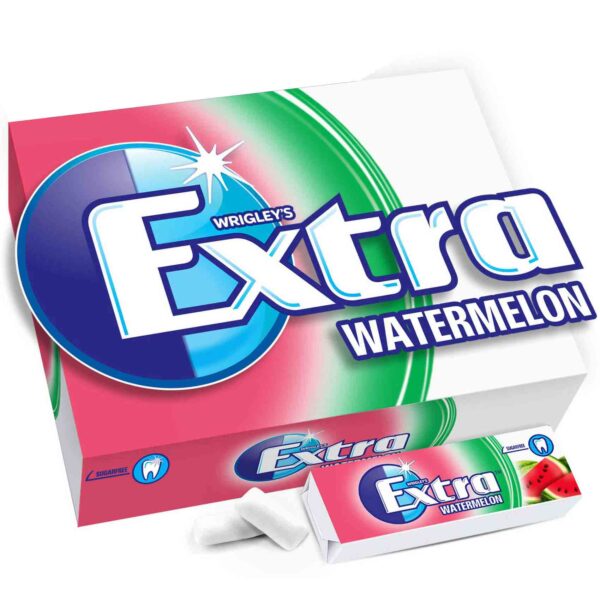 Wrigley's Extra Watermelon Chewing Gum, 14g Pack of 30