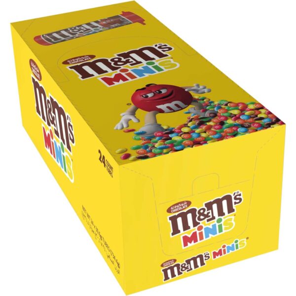 M&M's Minis Chocolate Candy, 30.6g Pack of 24