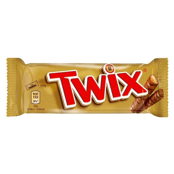 Twix Twin Chocolate Bars, 50g