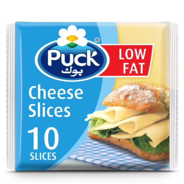 Puck Low Fat Cheese Slices 10 Slices, 200g